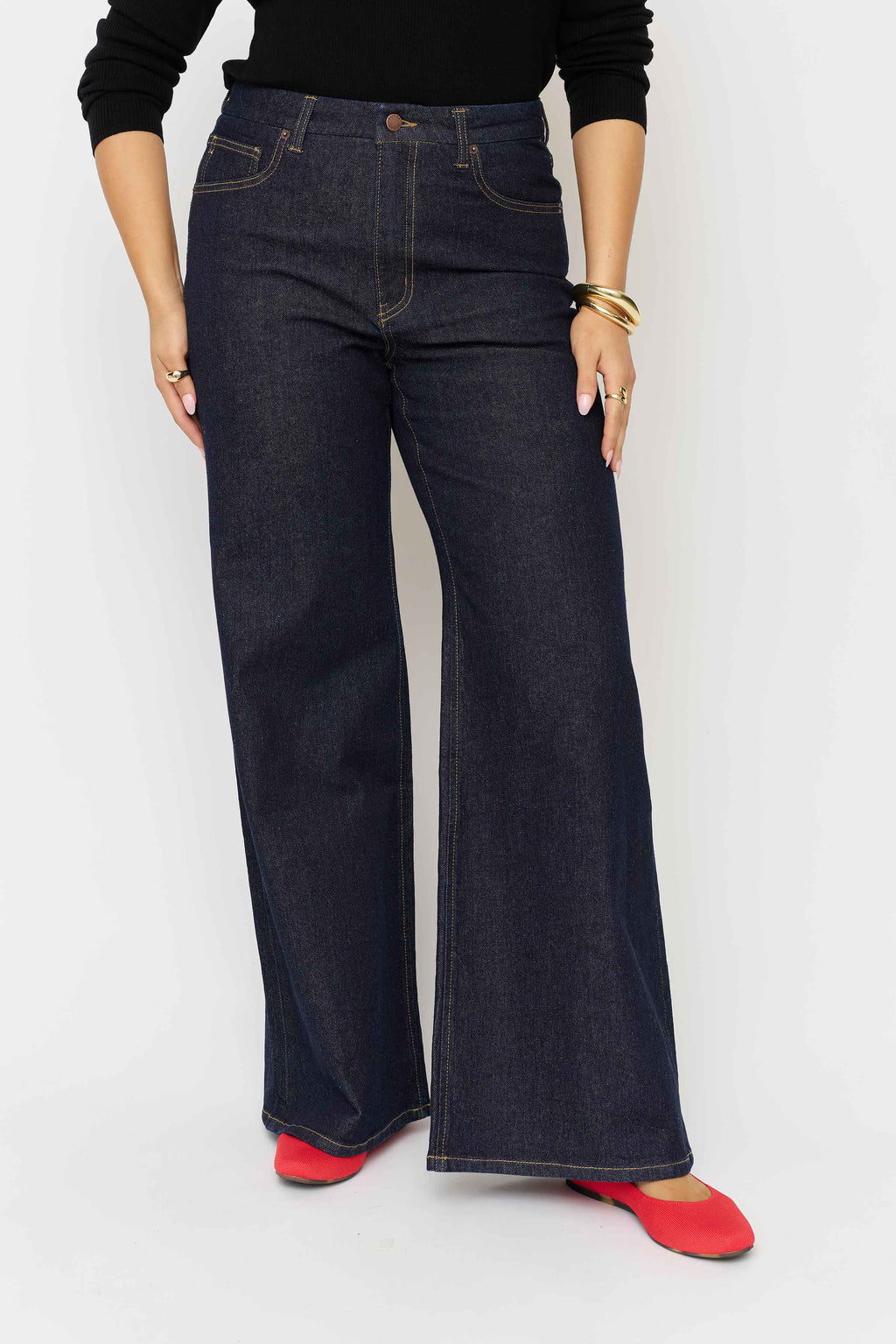 Andrews High Rise Extra Wide Leg Timbers