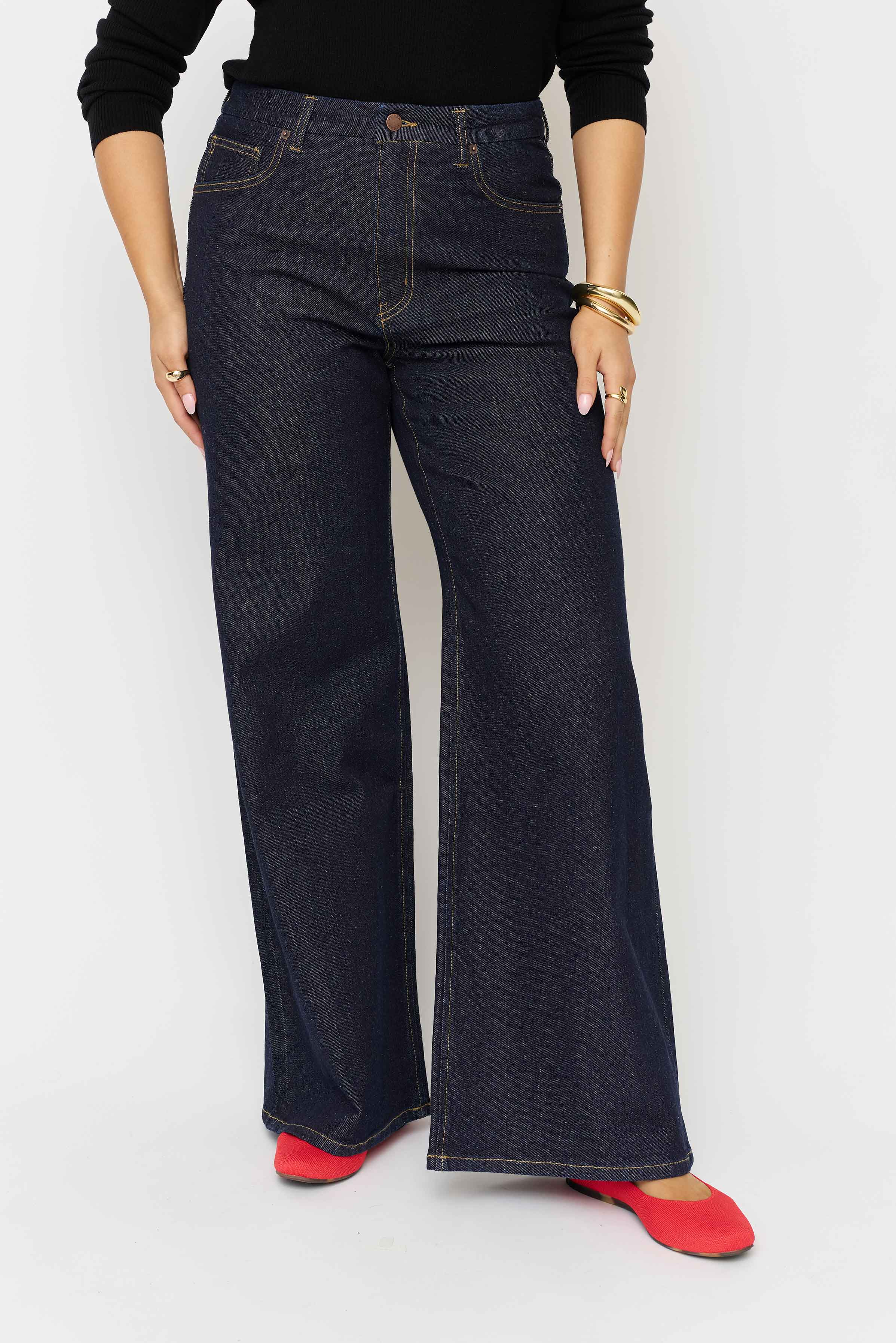 Andrews High Rise Extra Wide Leg Timbers
