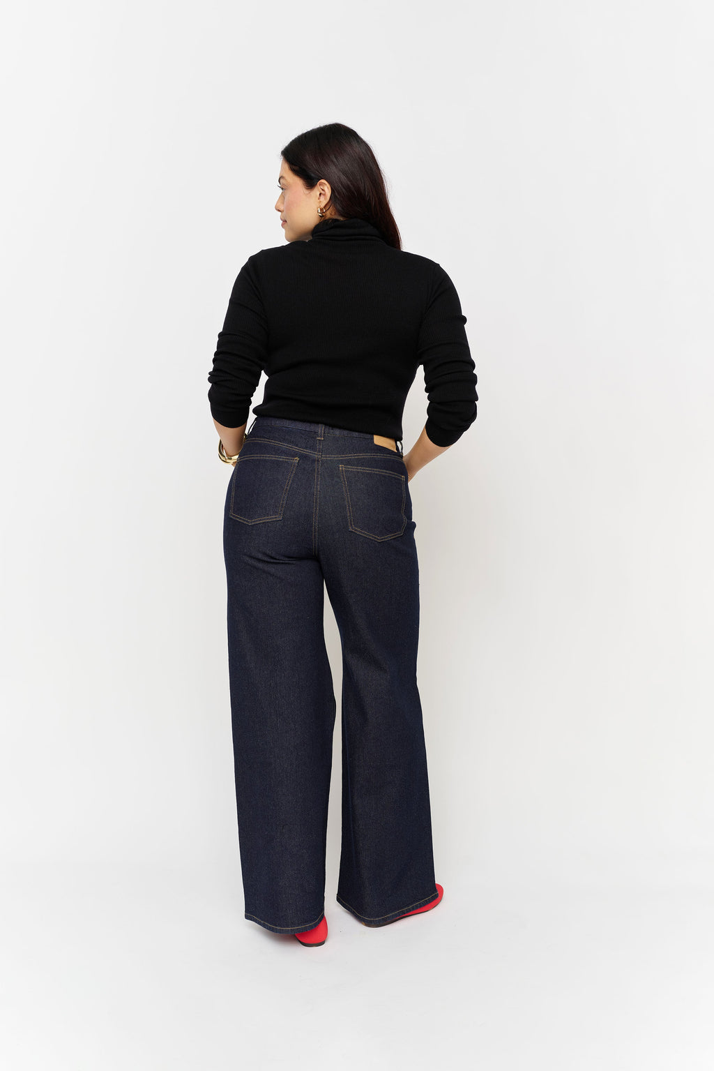 Andrews High Rise Extra Wide Leg Timbers