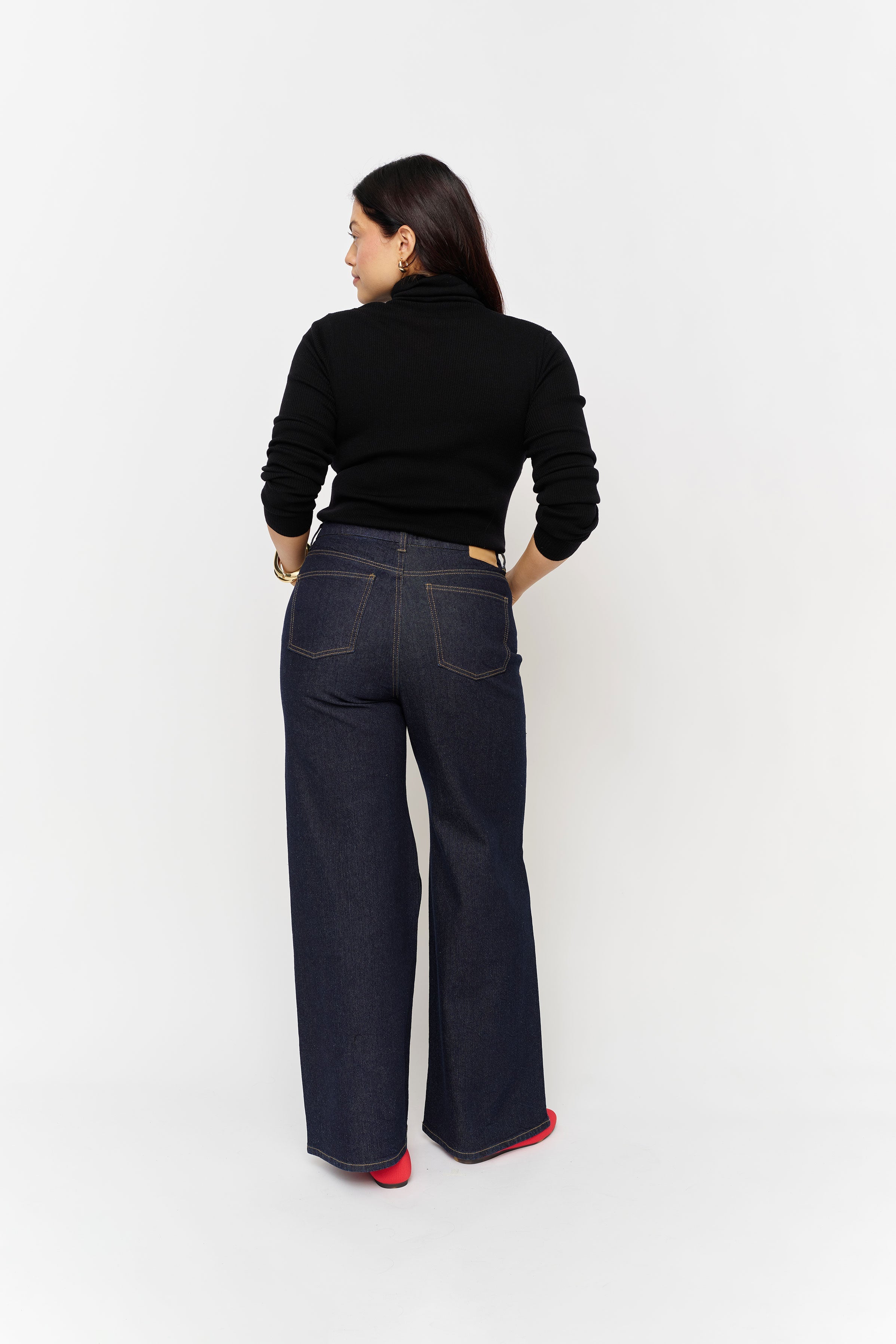 Andrews High Rise Extra Wide Leg Timbers