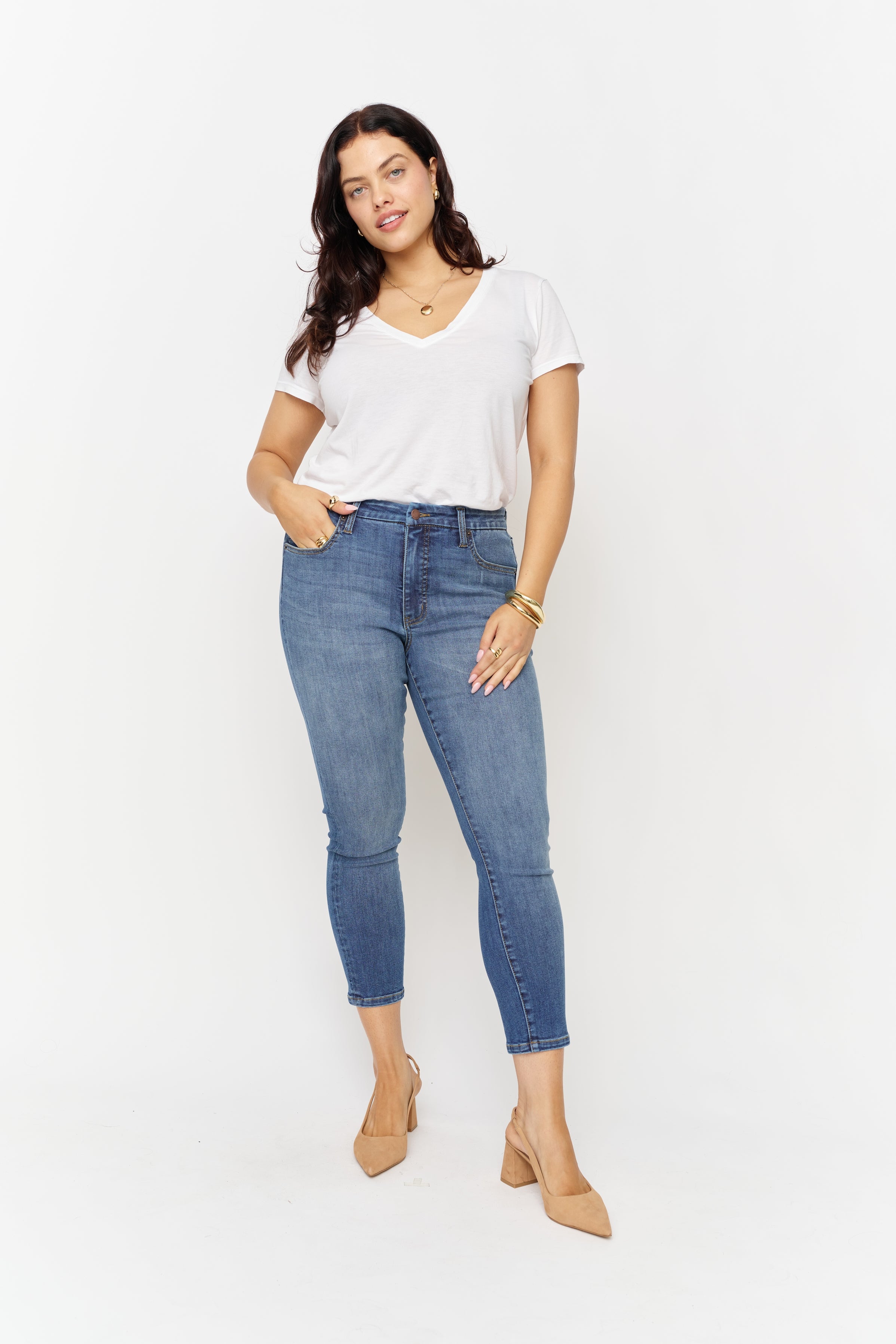 Cooper Redux Skinny Mid Rise Sculpt+ Light Indigo