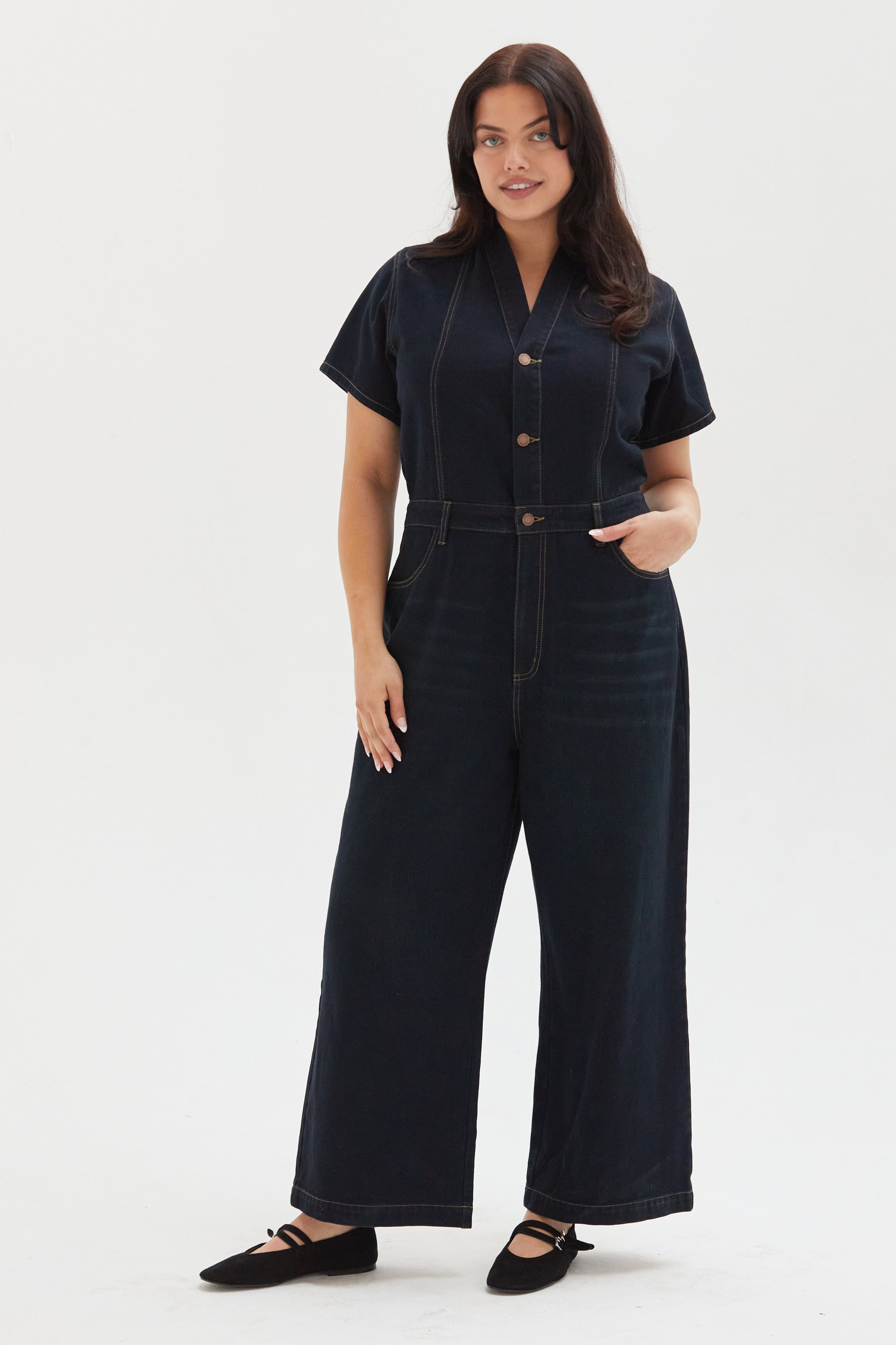 Ashby Coverall Faded Black