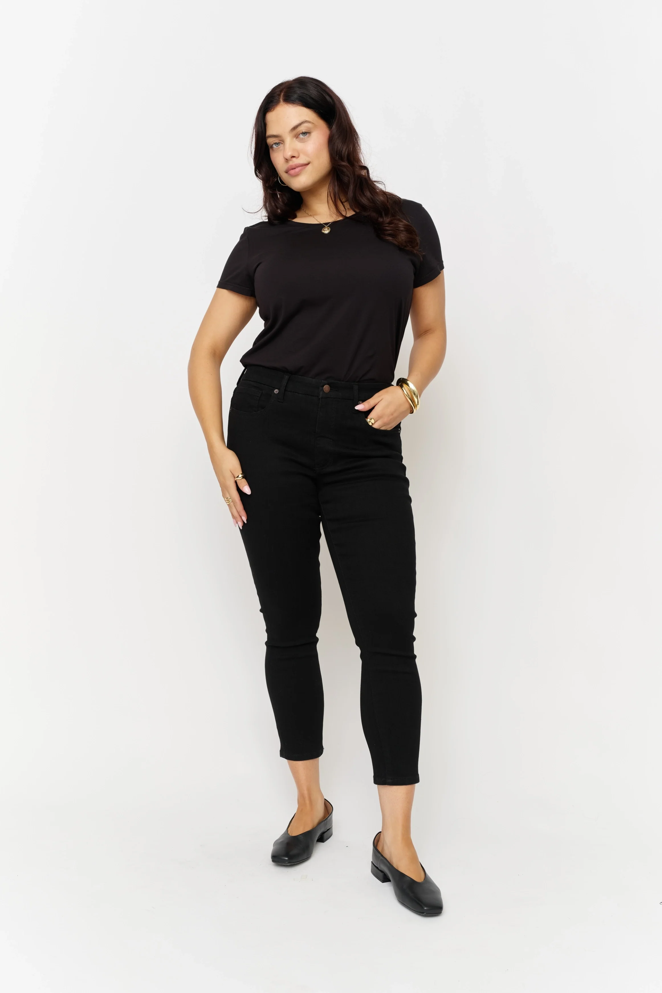 Cooper Redux Skinny Mid Rise Sculpt+ Jet Black