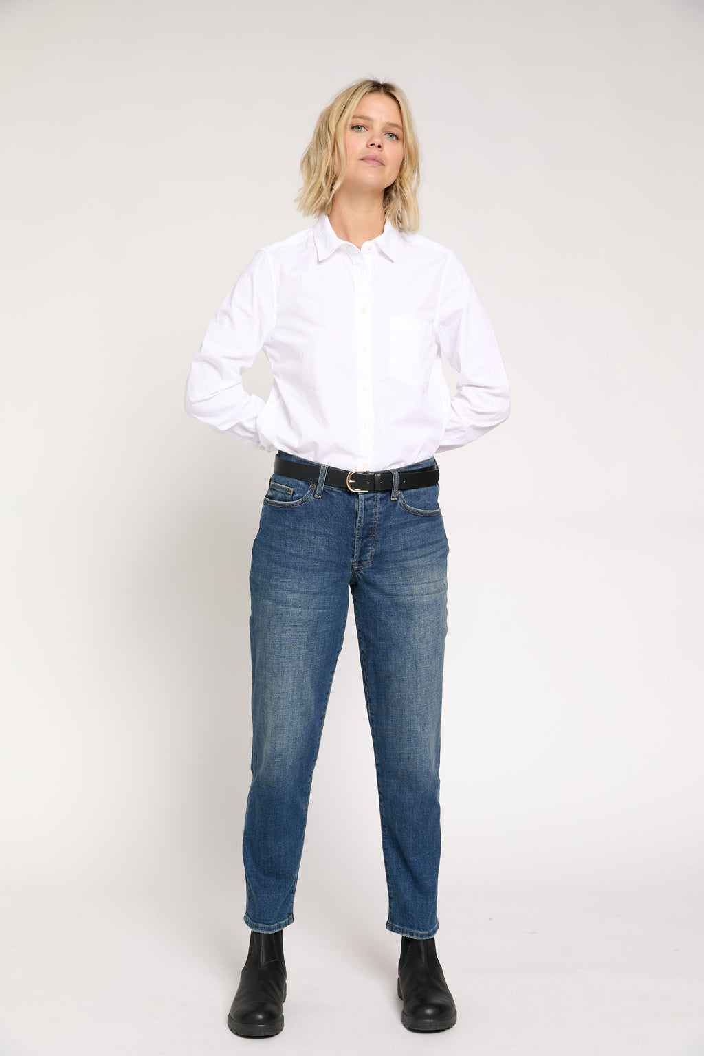 Ludlow Mid Rise Relaxed Vintage Medium Indigo