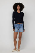 Bedford High Rise Short Indigo Medium Bright
