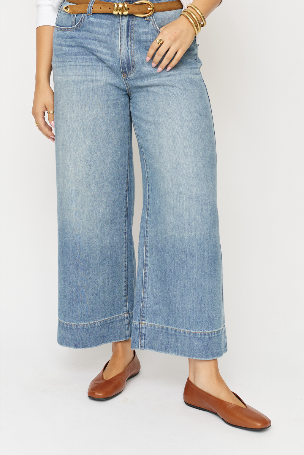 Dakota High Rise Wide Leg Classic Light Vintage