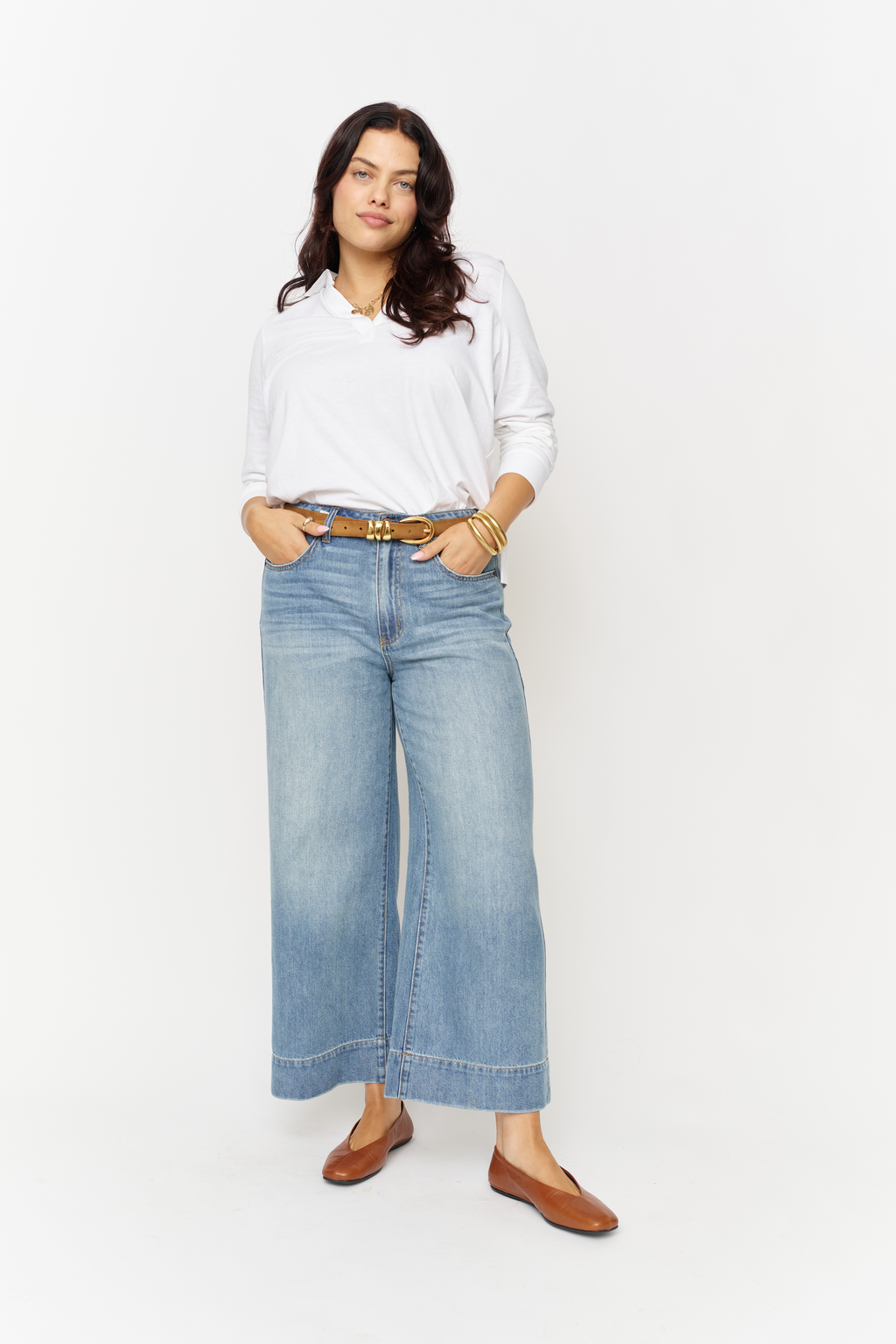 Dakota High Rise Wide Leg Classic Light Vintage