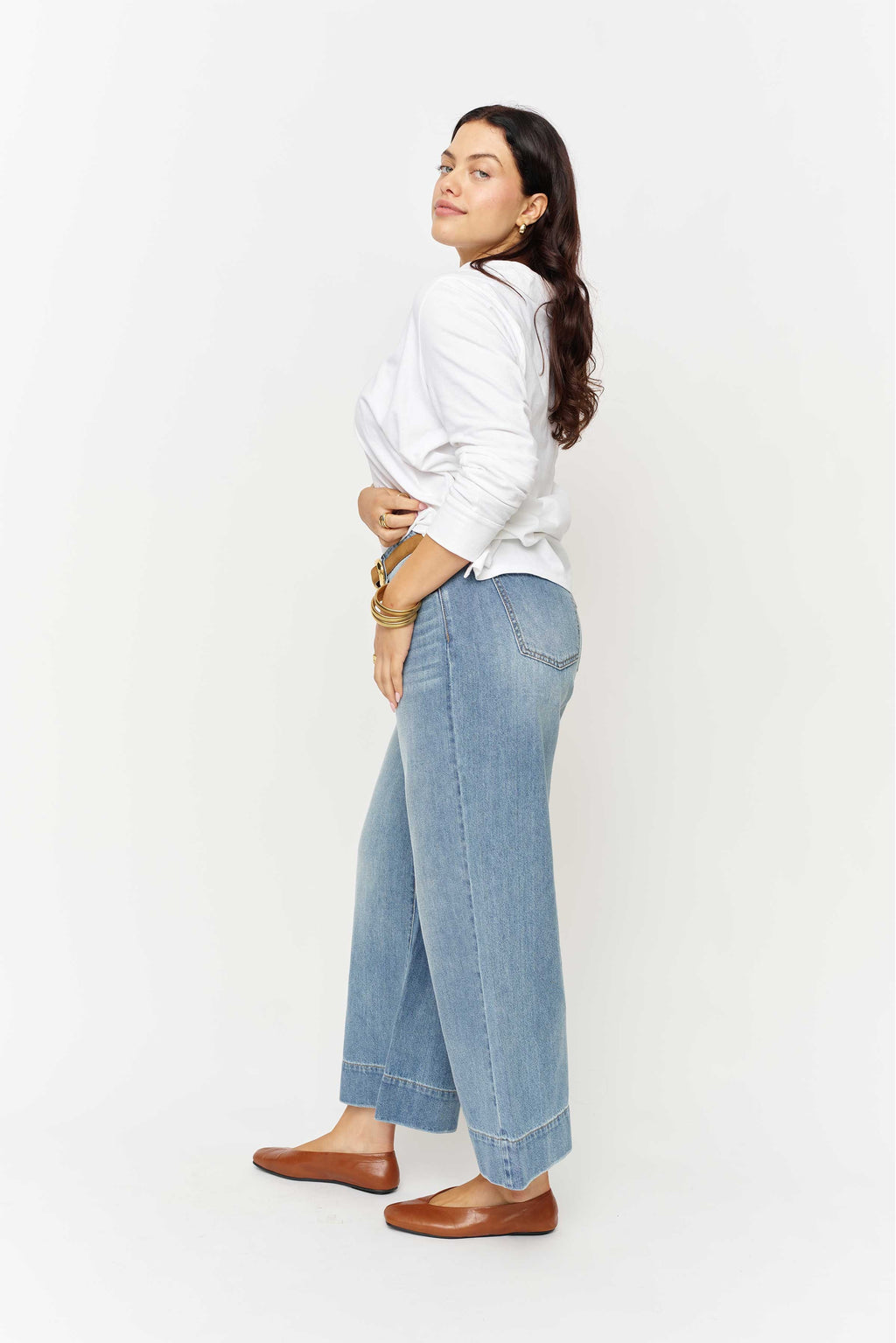 Dakota High Rise Wide Leg Classic Light Vintage