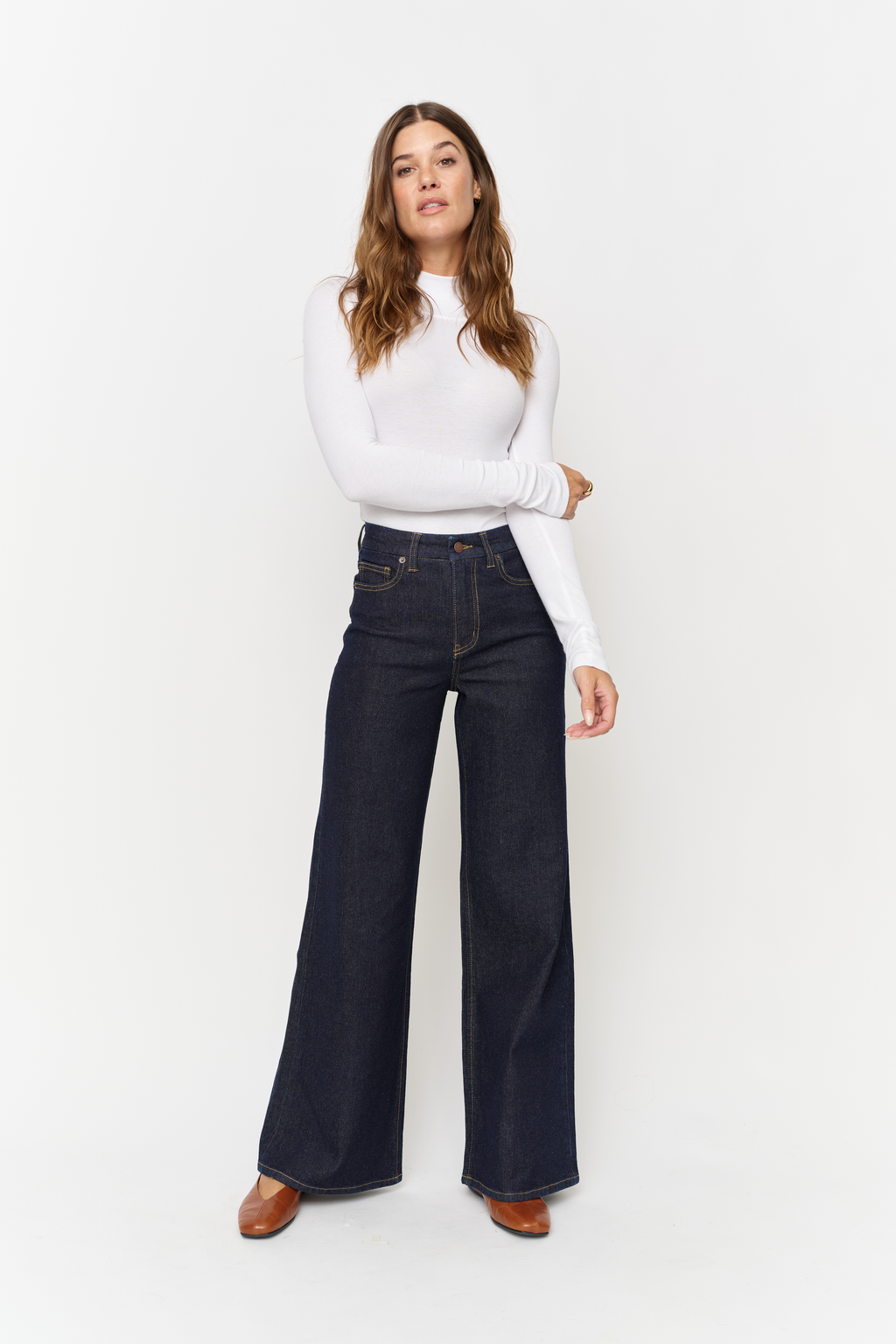 Andrews High Rise Extra Wide Leg Timbers