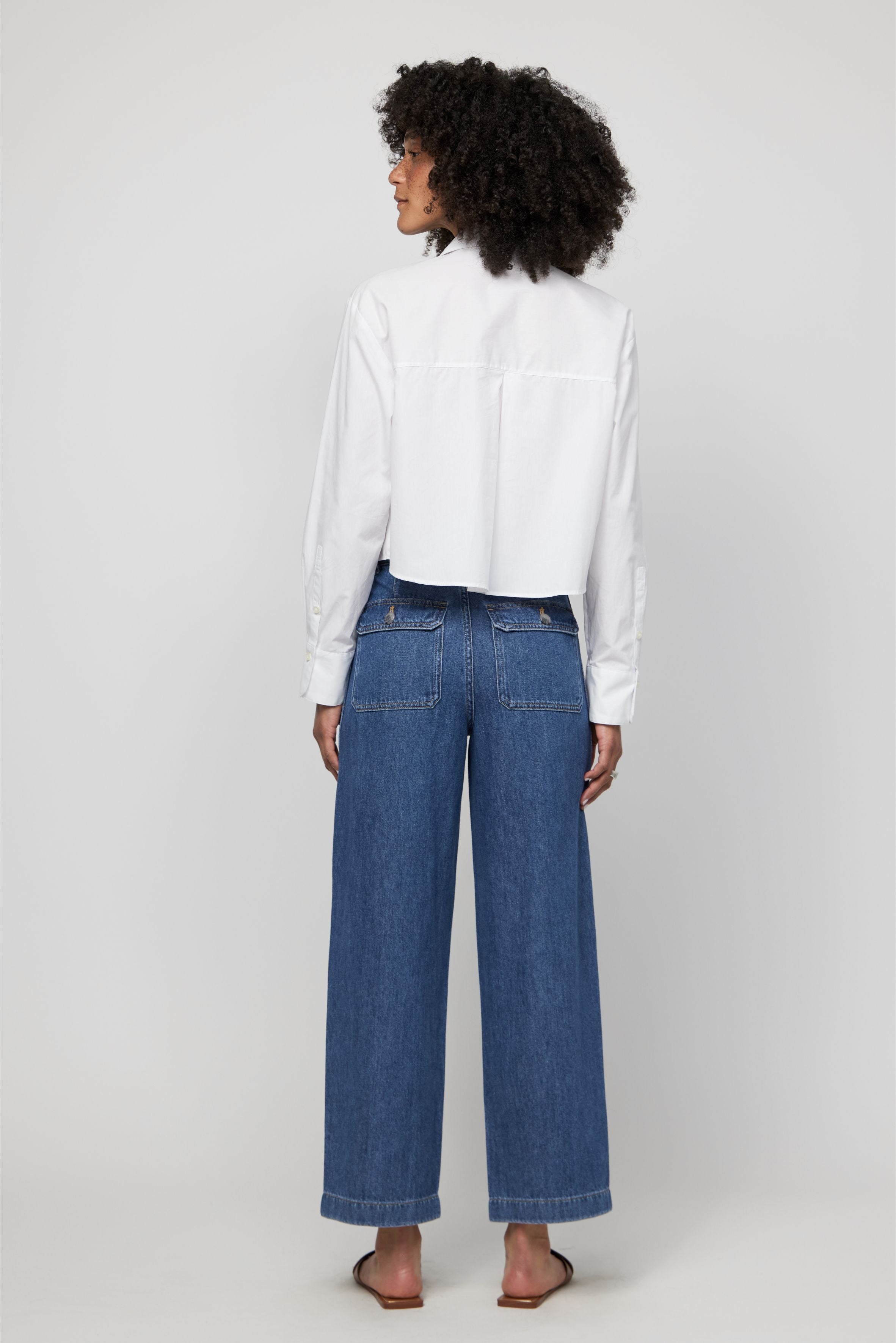 Sherman High Rise Relaxed Wide Leg Medium Worn
