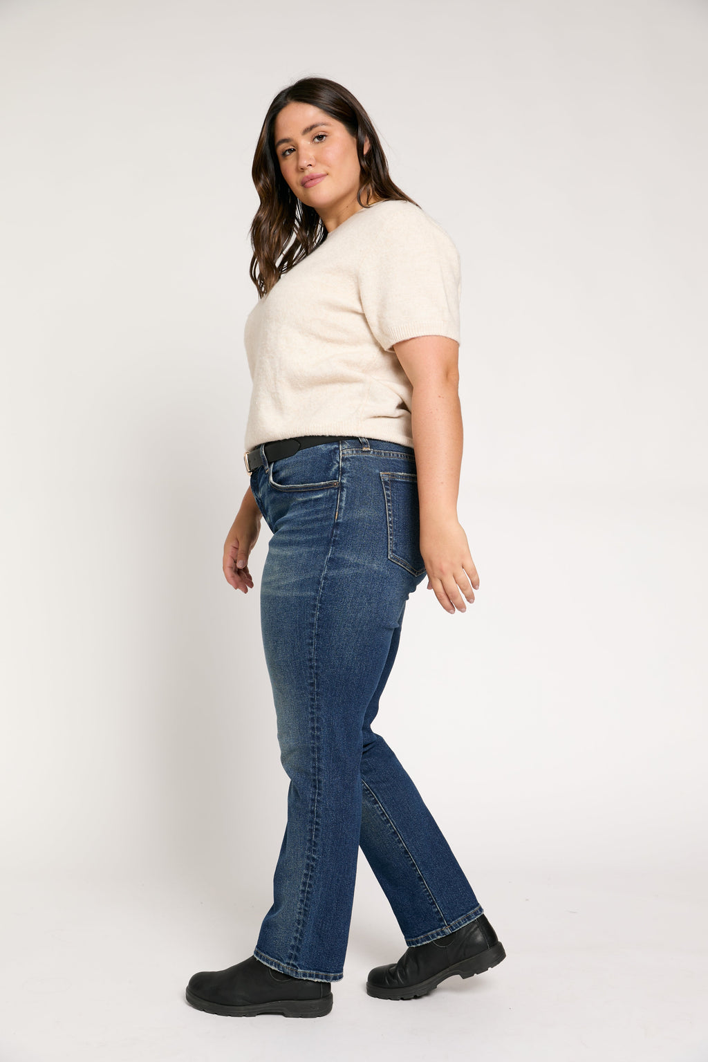 Chester Low Rise Slim Straight Dark Aged Vintage