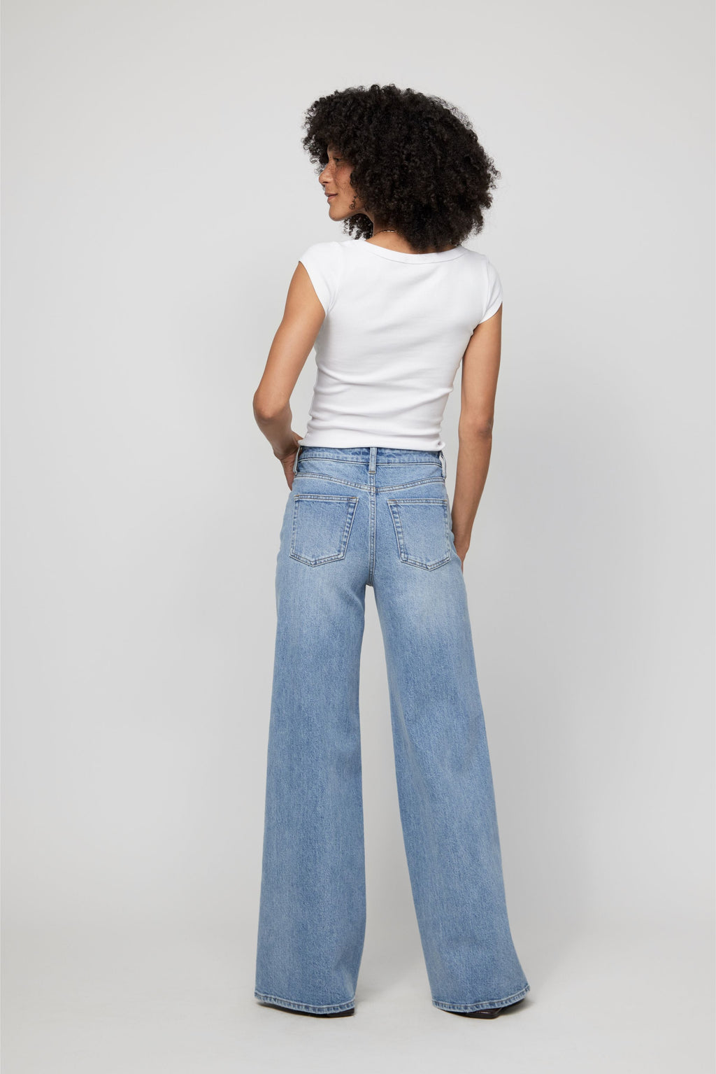 Andrews High Rise Extra Wide Leg Classic Vintage