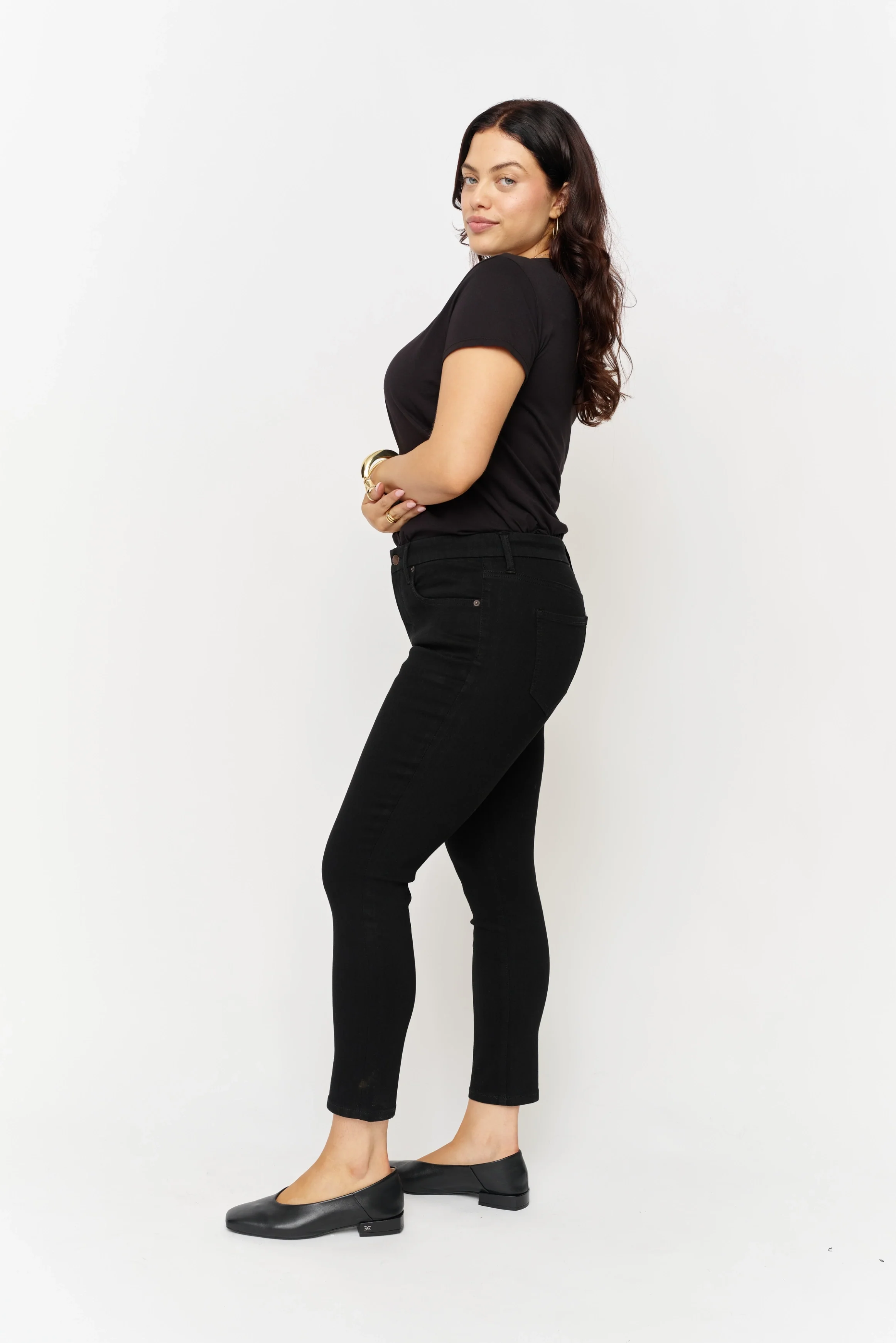 Cooper Redux Skinny Mid Rise Sculpt+ Jet Black