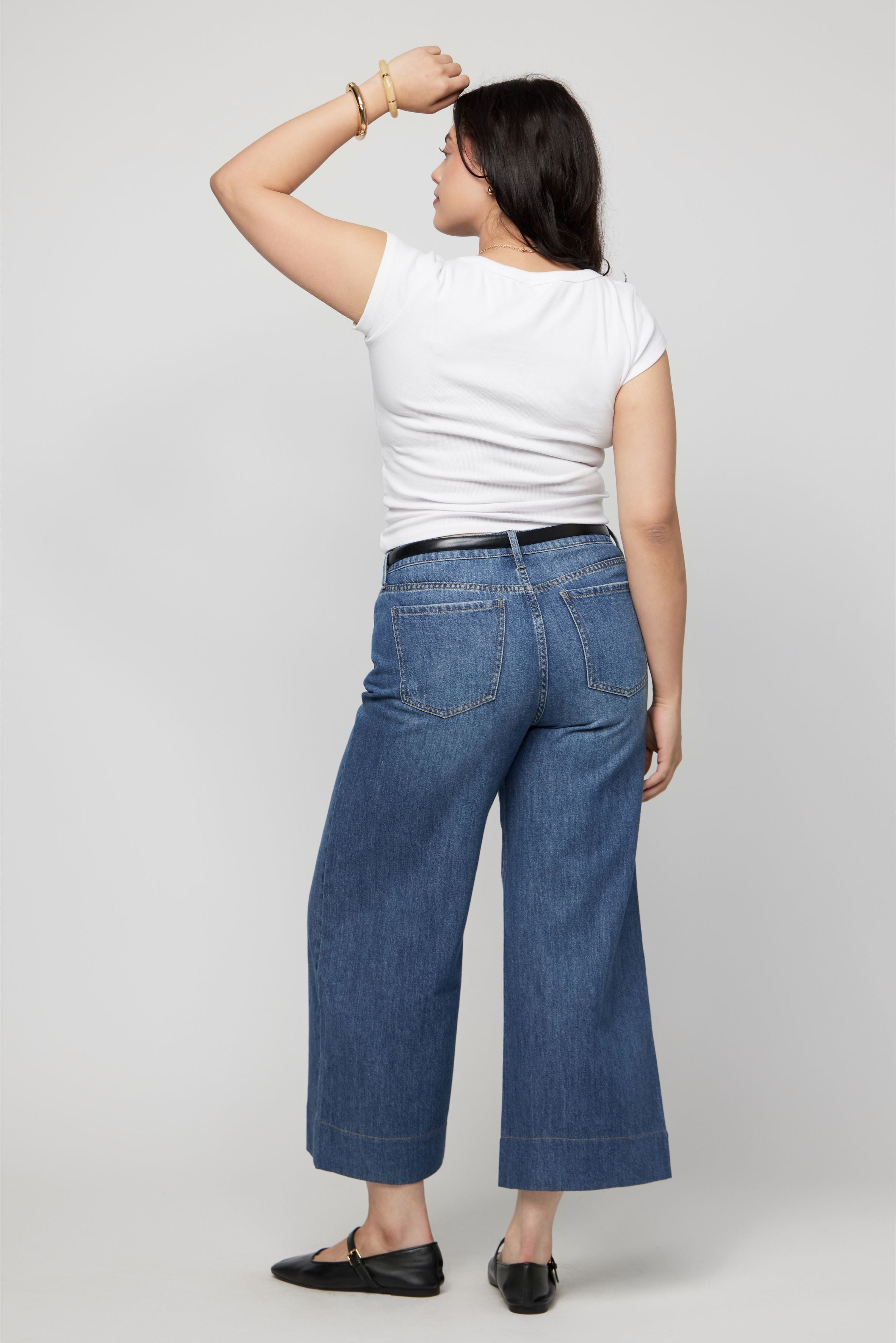 Dakota High Rise Wide Leg Traditional Vintage Worn