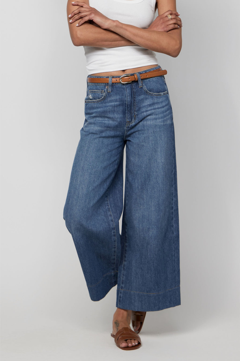 Dakota High Rise Wide Leg Traditional Vintage Worn