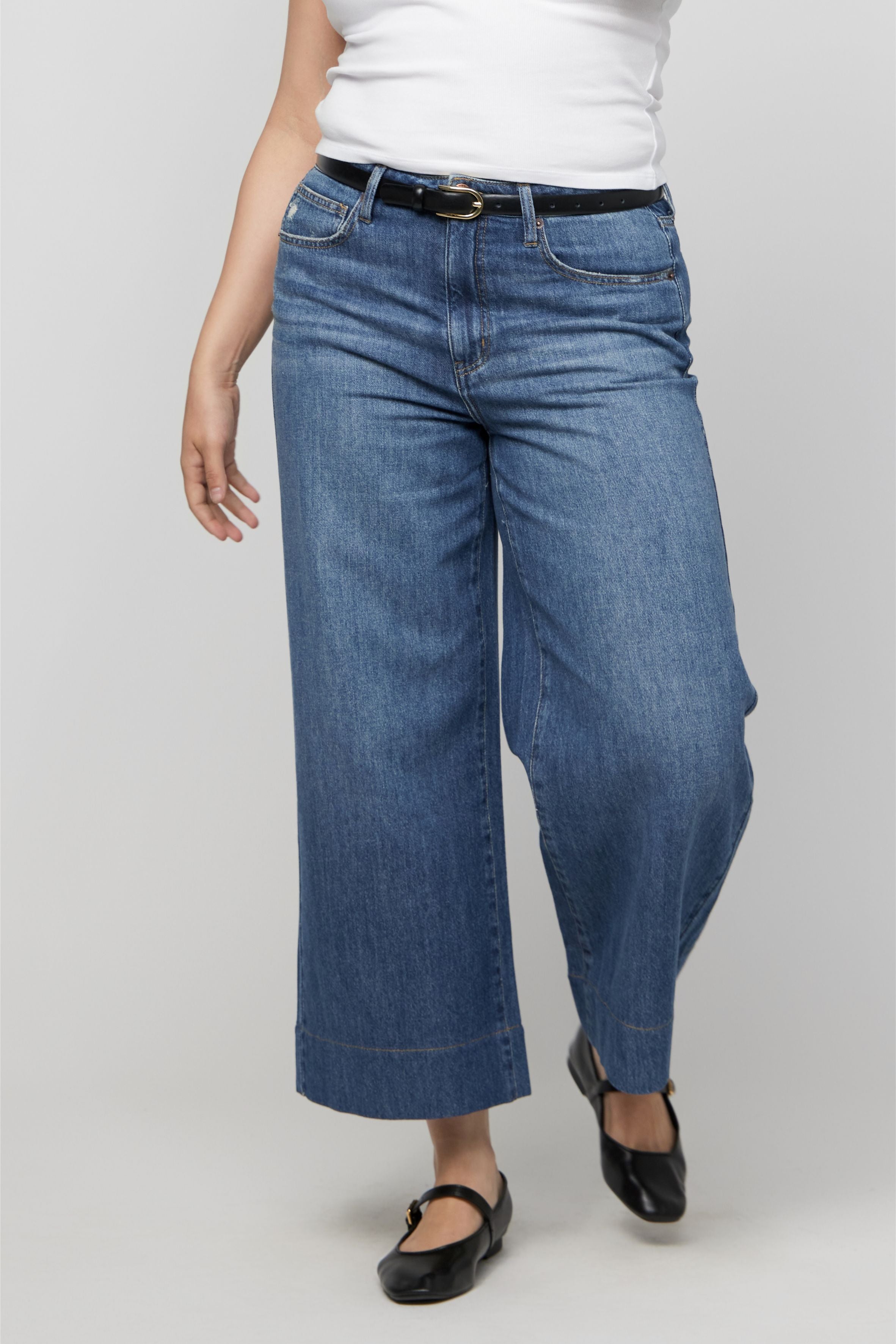 Dakota High Rise Wide Leg Traditional Vintage Worn