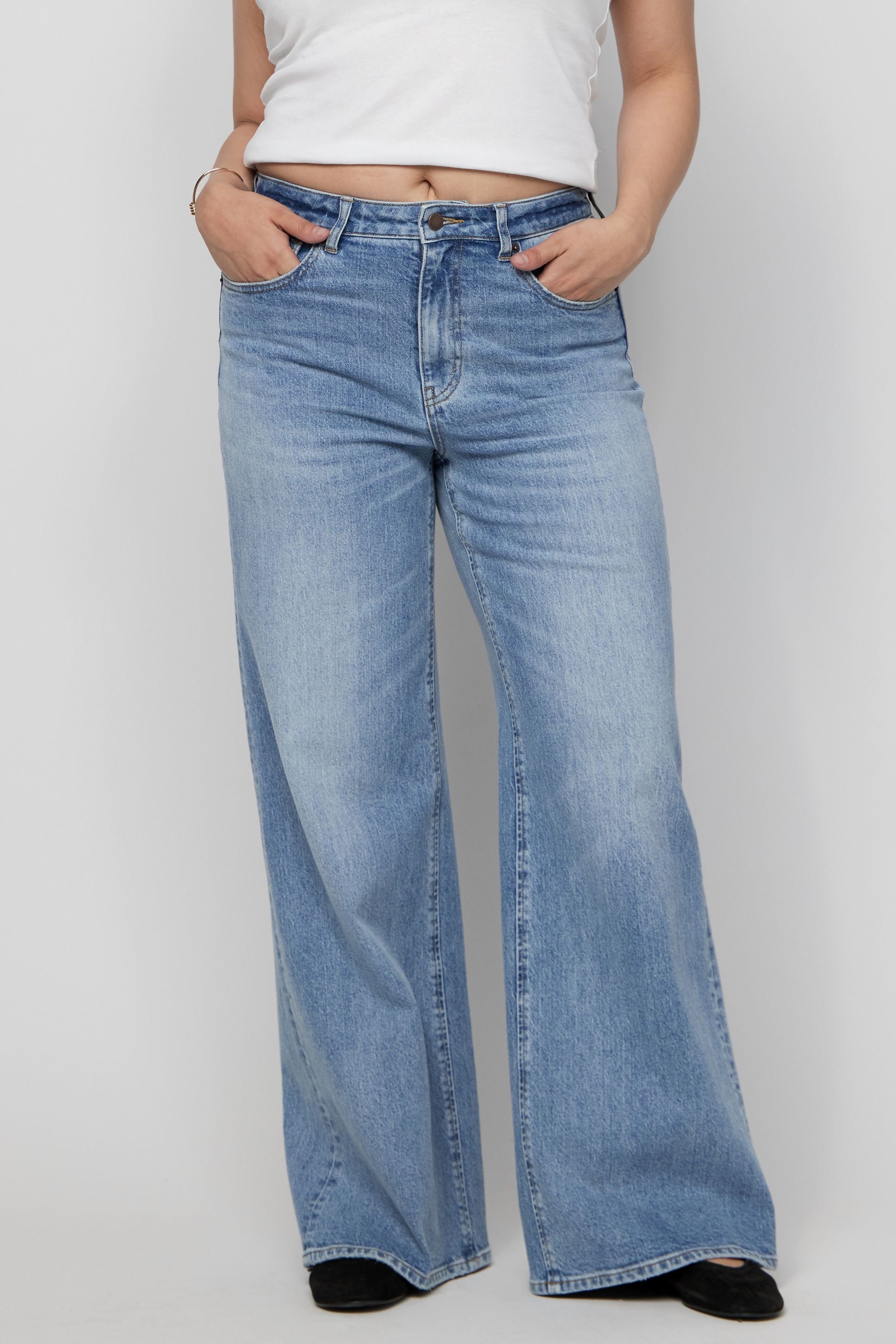 Andrews High Rise Extra Wide Leg Classic Vintage