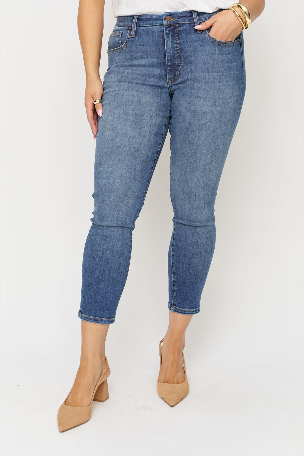 Cooper Redux Skinny Mid Rise Sculpt+ Light Indigo