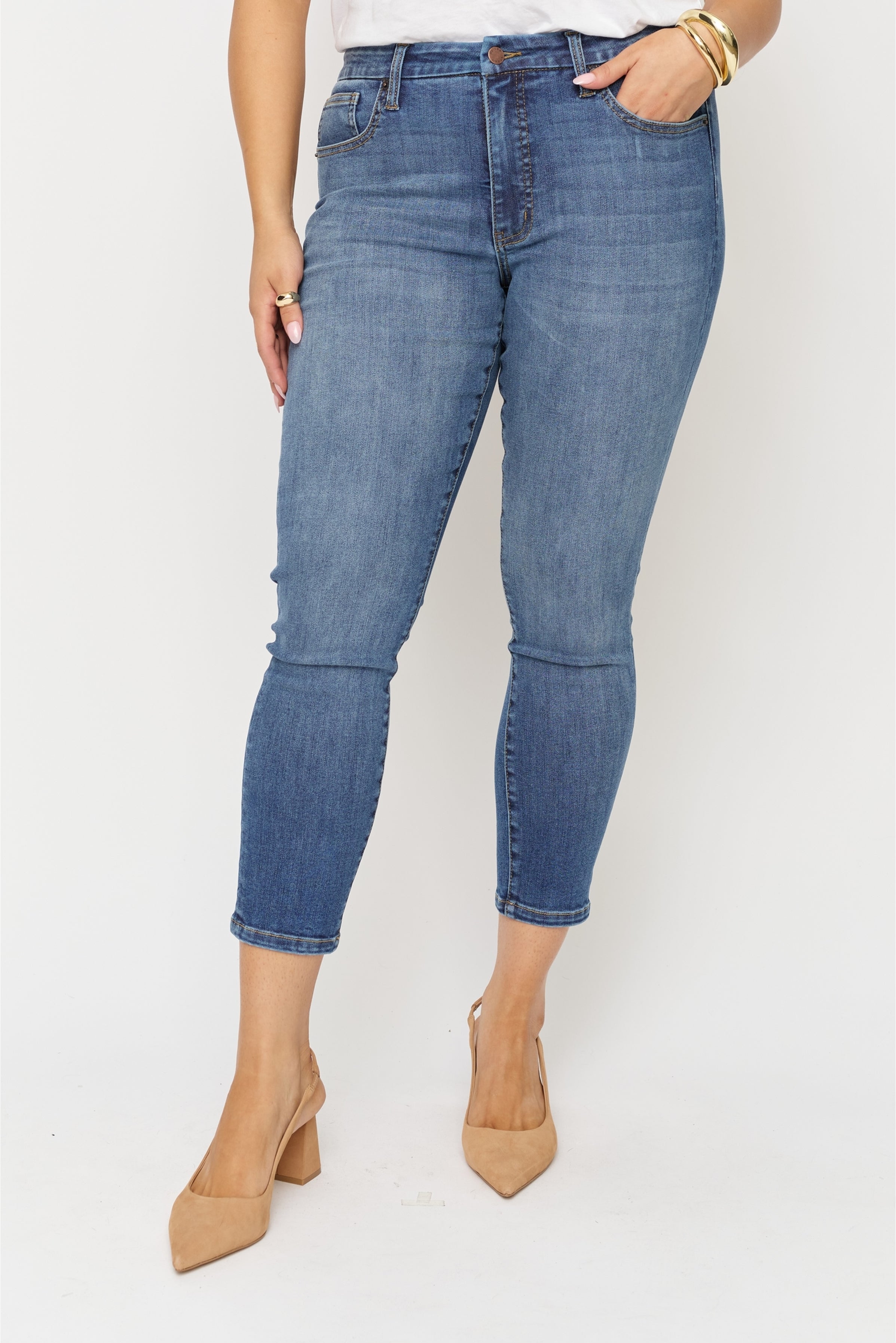 Cooper Redux Skinny Mid Rise Sculpt+ Light Indigo