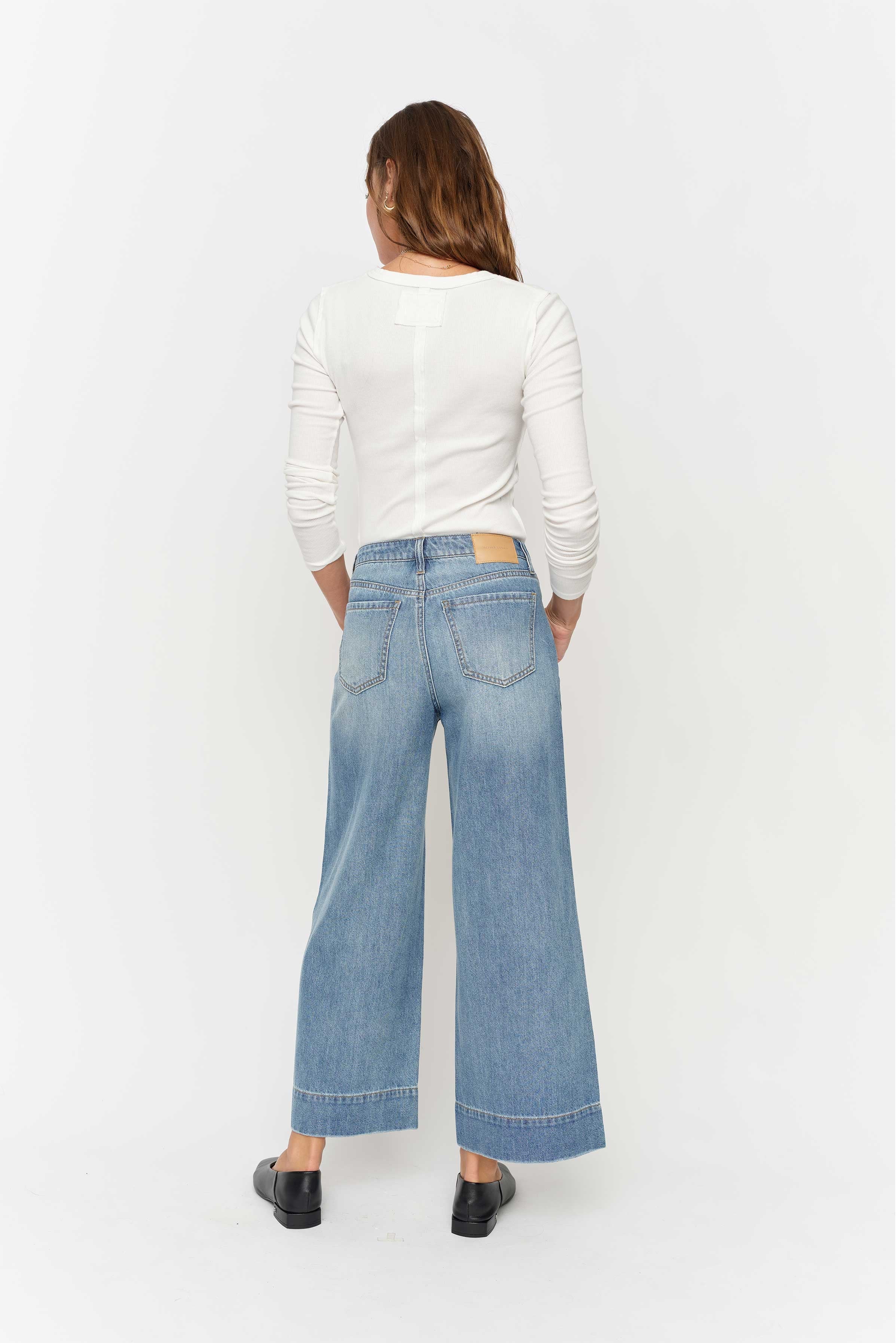 Dakota High Rise Wide Leg Classic Light Vintage