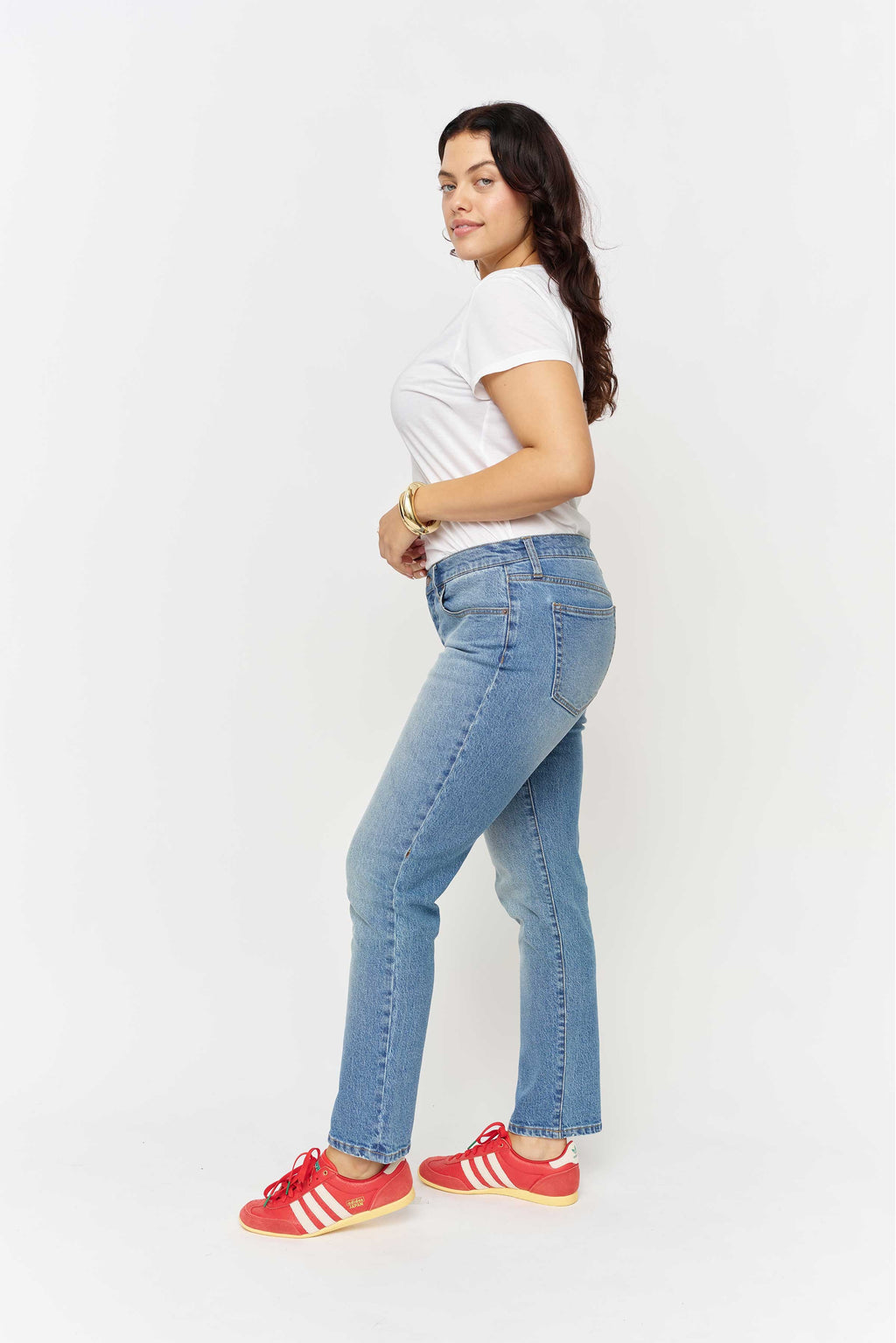 Chester Low Rise Slim Straight Classic Worn Indigo