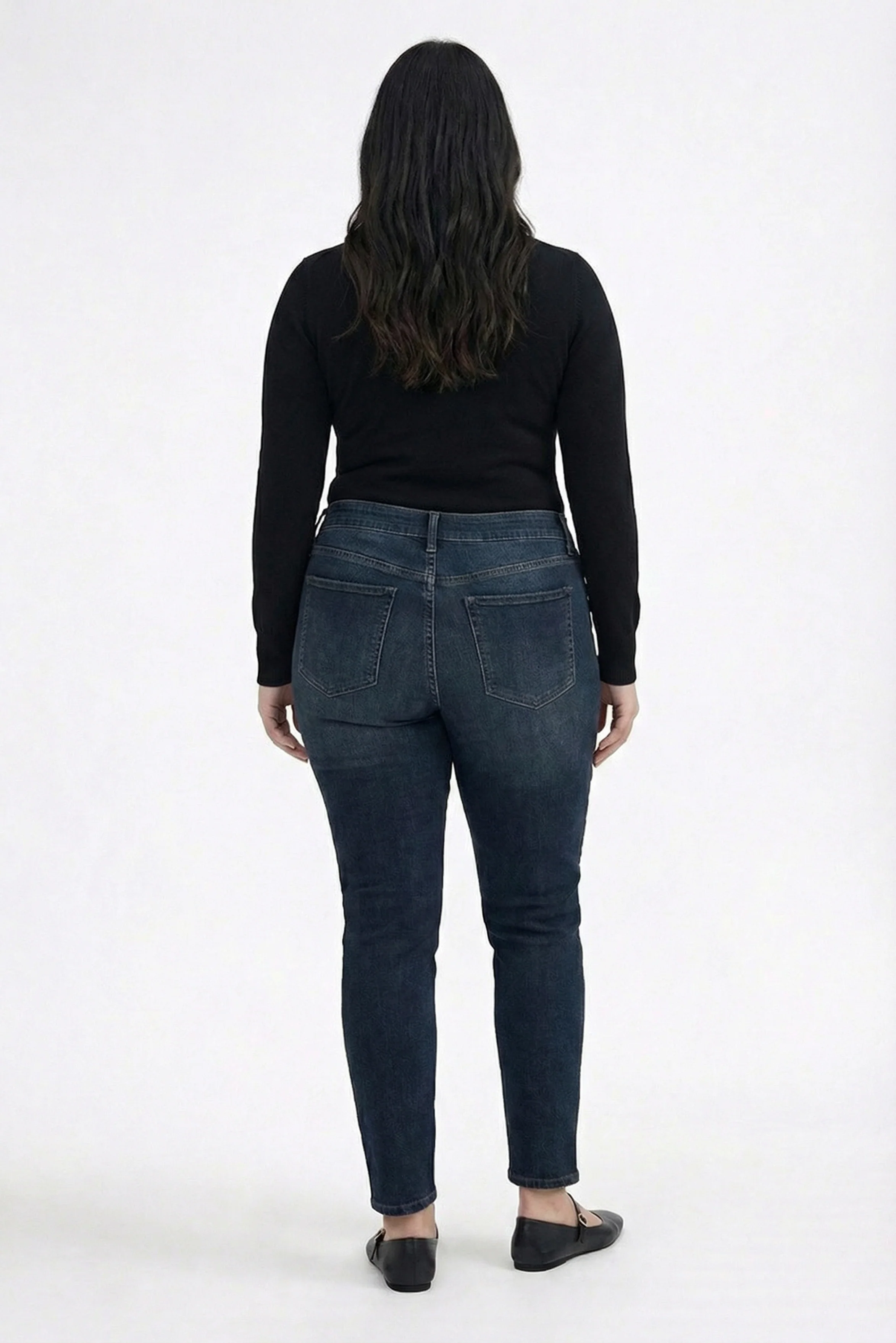 Cooper Redux Skinny Mid Rise Sculpt+ Plus Dark Aged Vintage