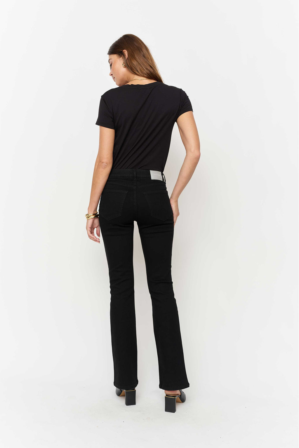 Stanley Boot Cut Mid Rise Sculpt+ Jet Black