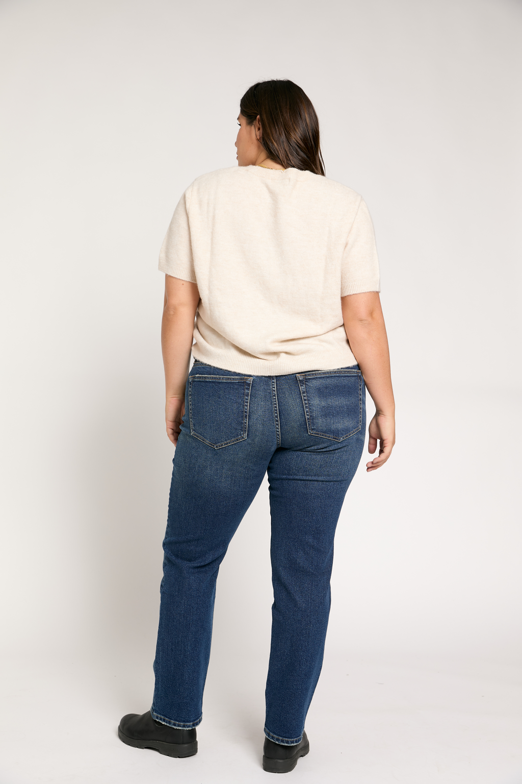 Chester Low Rise Slim Straight Dark Aged Vintage